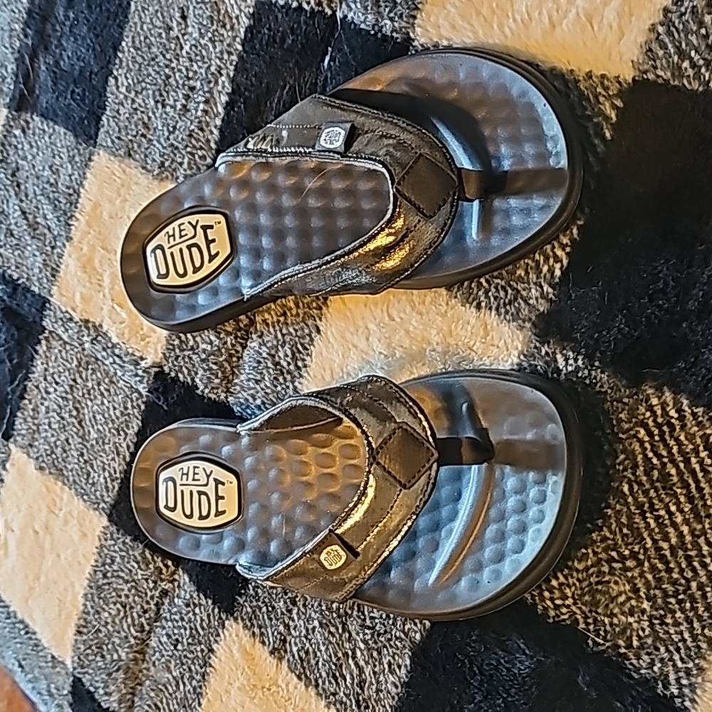 Brand new Hey Dude sandals 9